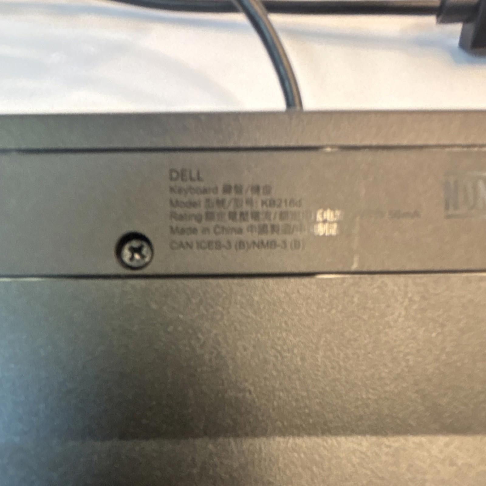 Delta Dell Wired USB Standard Plug & Play Keyboard English Size ONE SIZE - 5 Thumbnail