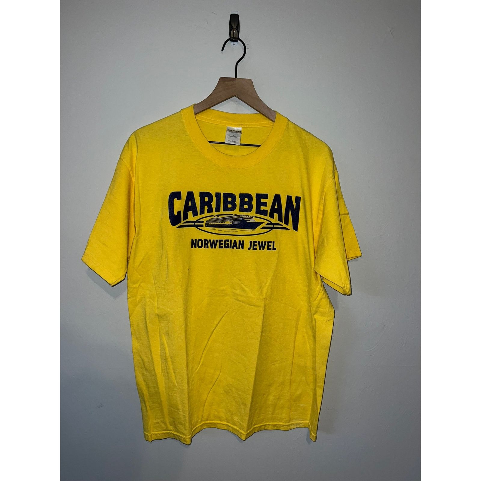 Gildan Vintage Caribbean Norwegian Jewel Shirt Ship Yacht Tee Large Size US L / EU 52-54 / 3 - 1 Thumbnail