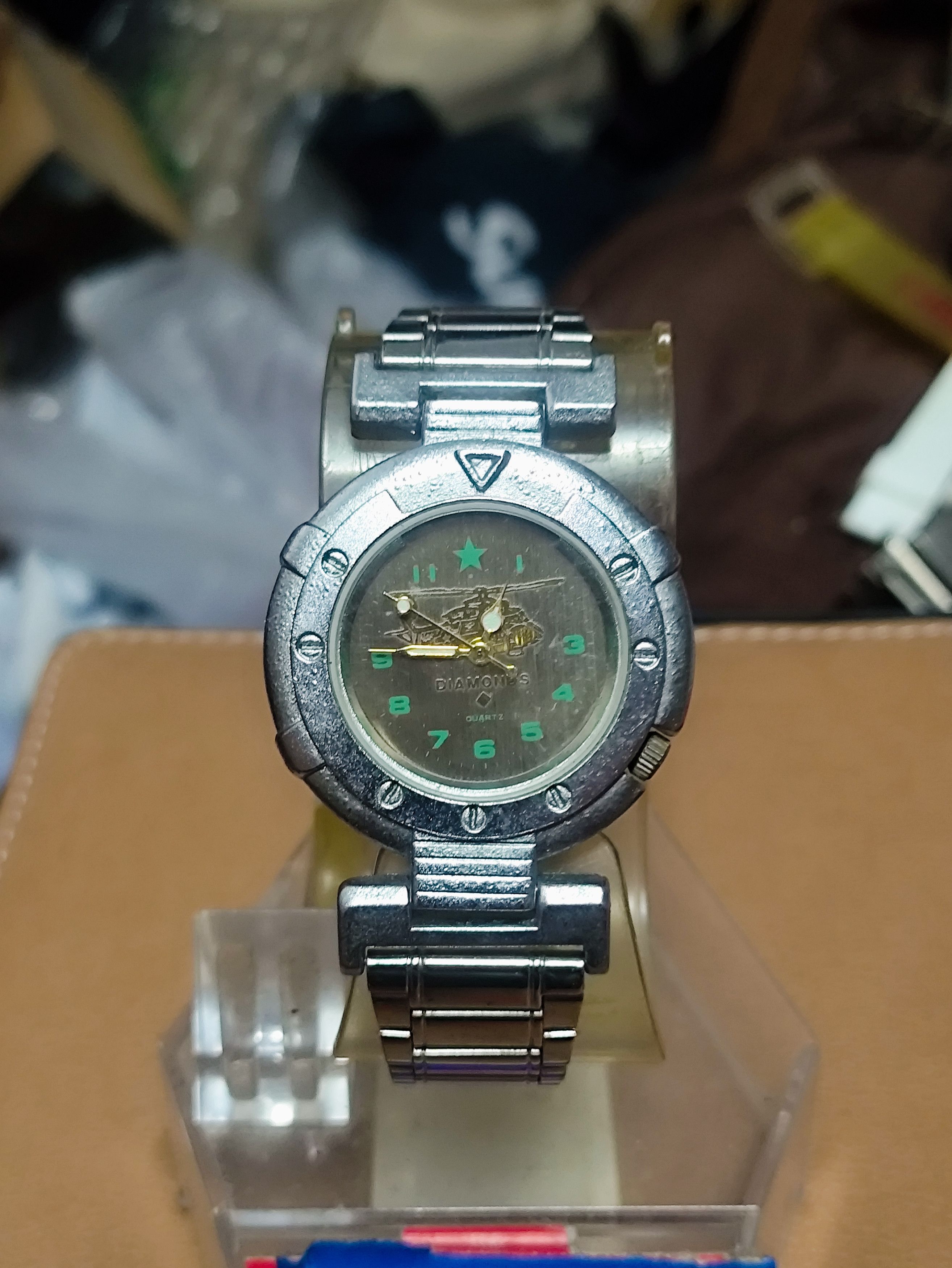 Other × Vintage VINTAGE DESIGN WATCH "ARMY WATCH" JAPAN ENGINE WATCH. Size ONE SIZE - 3 Thumbnail
