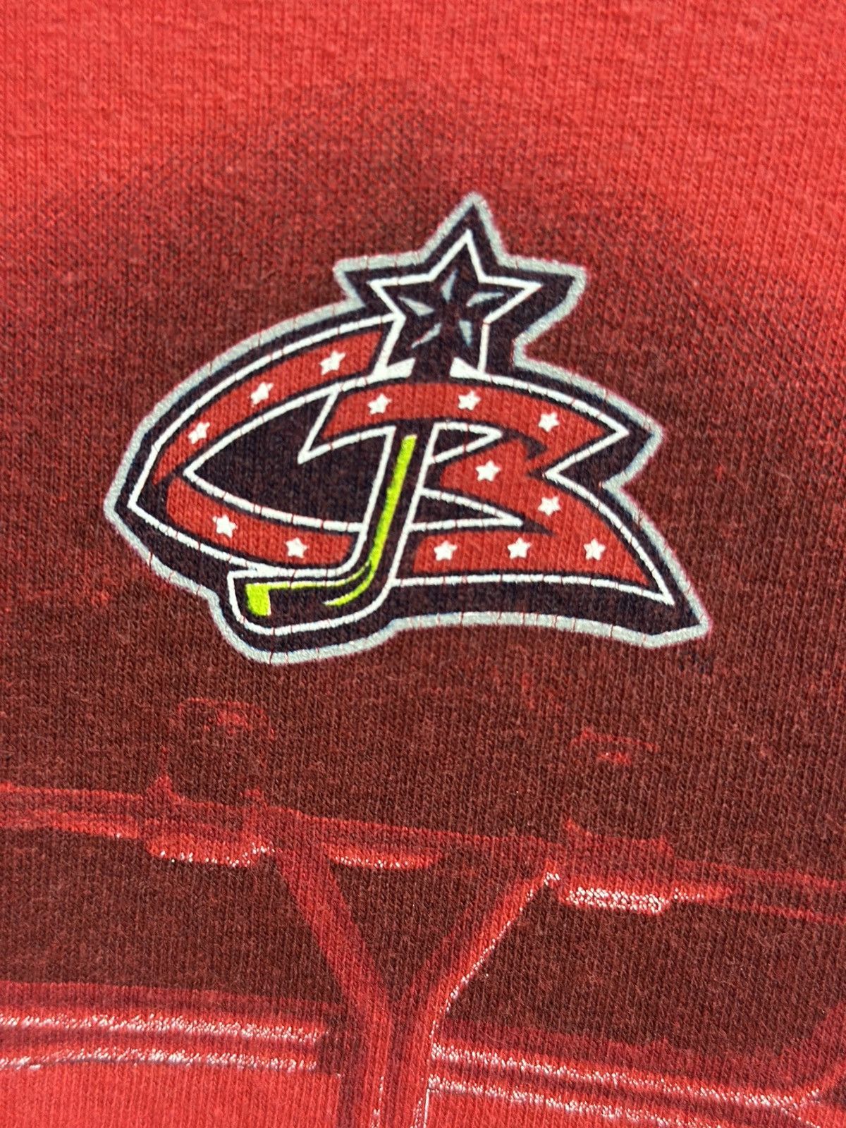 NHL Vintage Columbus Blue Jackets Faded Tee Size US L / EU 52-54 / 3 - 3 Thumbnail