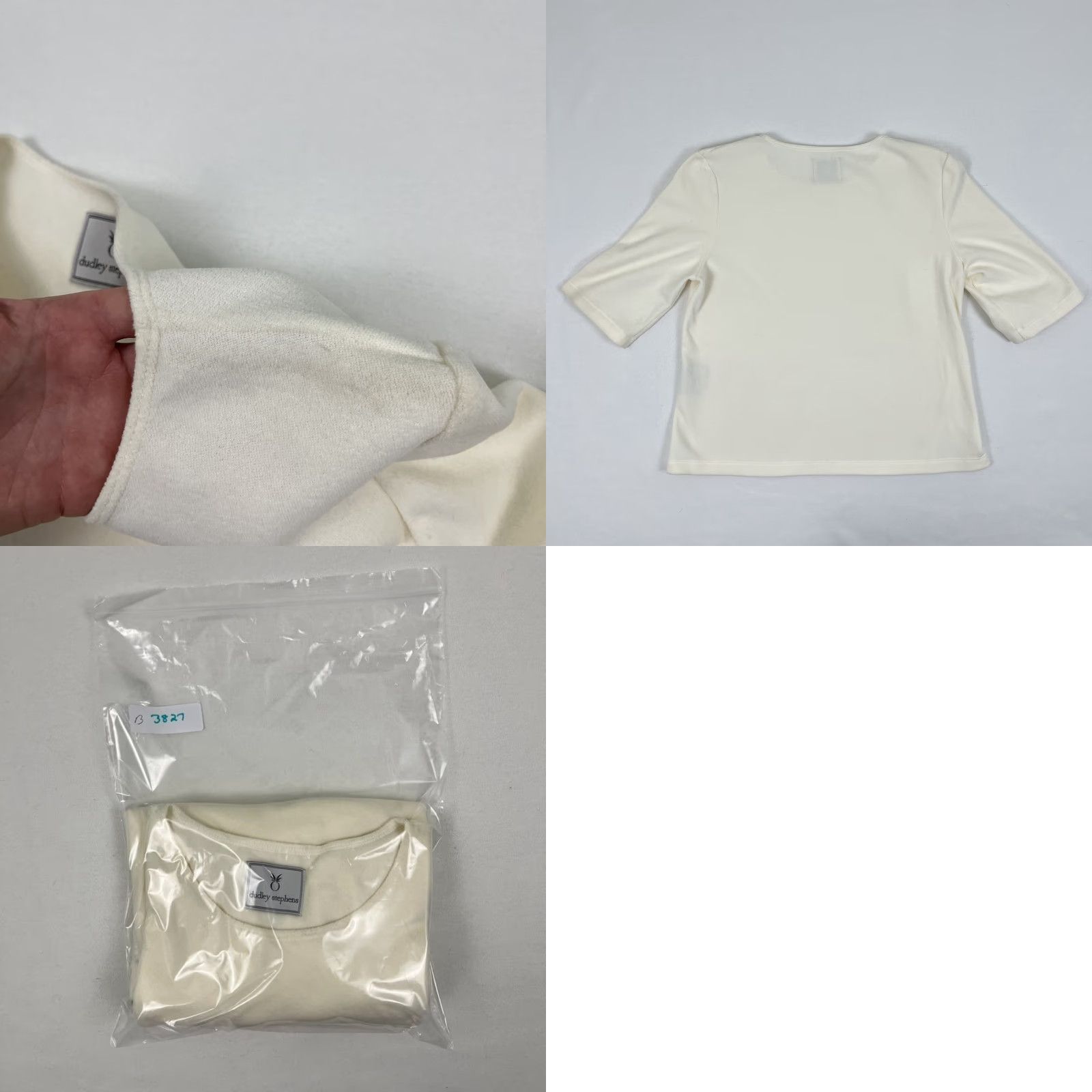 Vintage Dudley Stephens Sweater Shirt Womens Ivory White Fleece 1/2 Sleeve Pullover XL Casual Size XL / US 12-14 / IT 48-50 - 8 Thumbnail