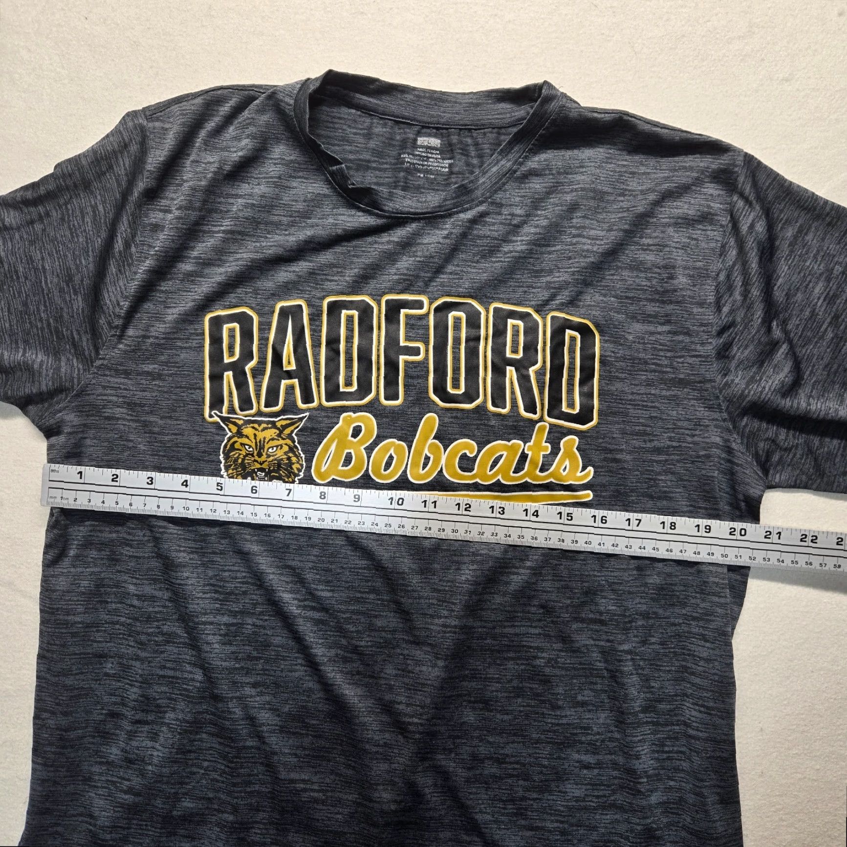 Vintage Radford High School Bobcats Gray Tee Shirt Adult Large Mens Size US L / EU 52-54 / 3 - 4 Thumbnail