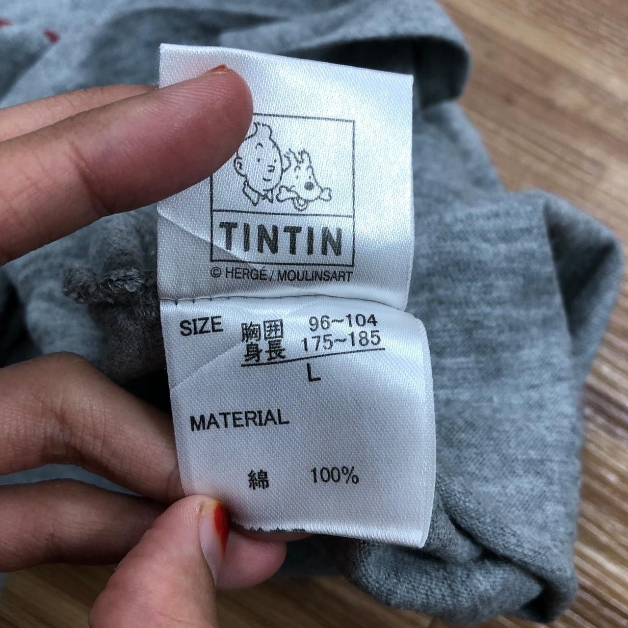 Other The Adventures Of TINTIN LE PETIT VINGTIEME Tee Shirt Top Size L / US 10 / IT 46 - 6 Thumbnail