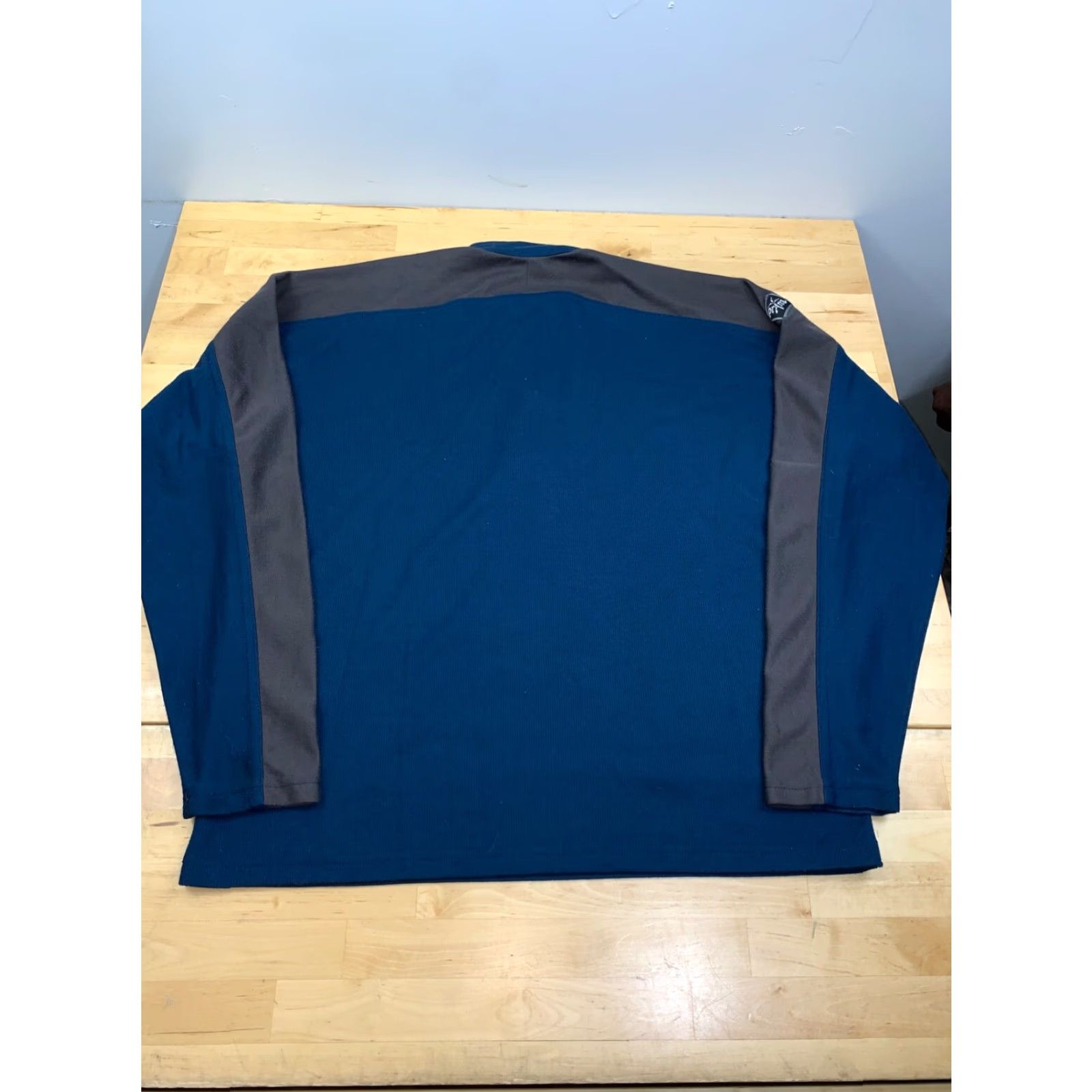 Prana VINTAGE prAna 1/4 Zip Pullover Sweatshirt Mens L Blue Outdoor USA 10087 Size US L / EU 52-54 / 3 - 8 Thumbnail
