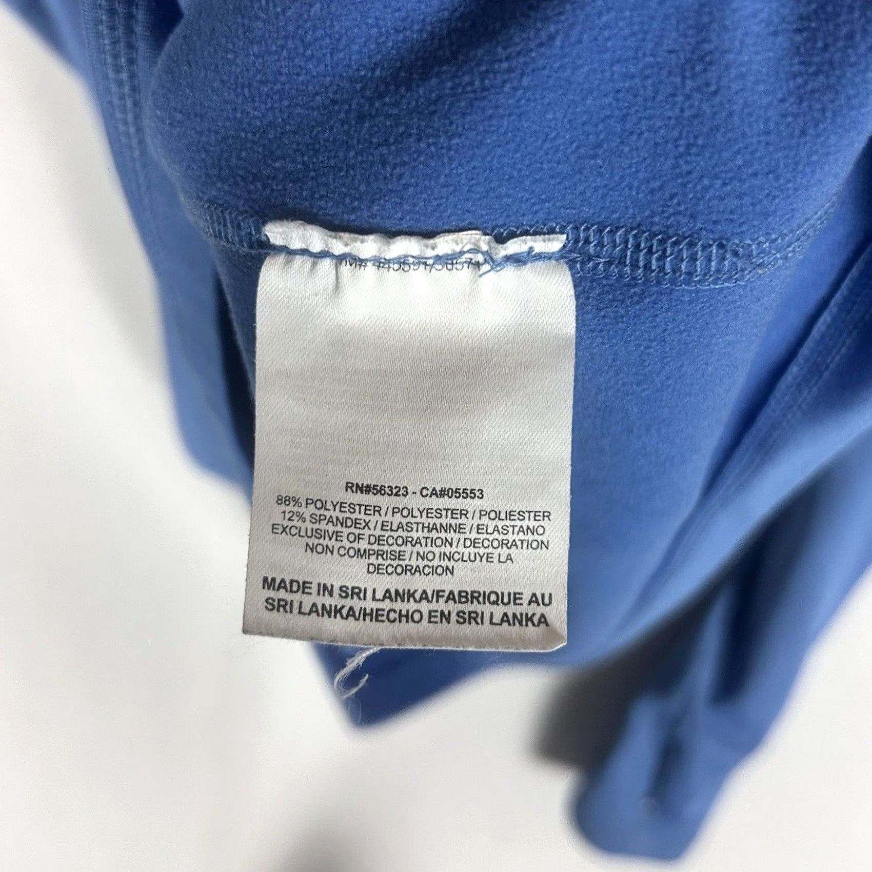 Nike Nike Pro Womens Pullover 1/2 Zip Mock Neck Dri-Fit Long Sleeve Size M Blue Size M / US 6-8 / IT 42-44 - 4 Thumbnail