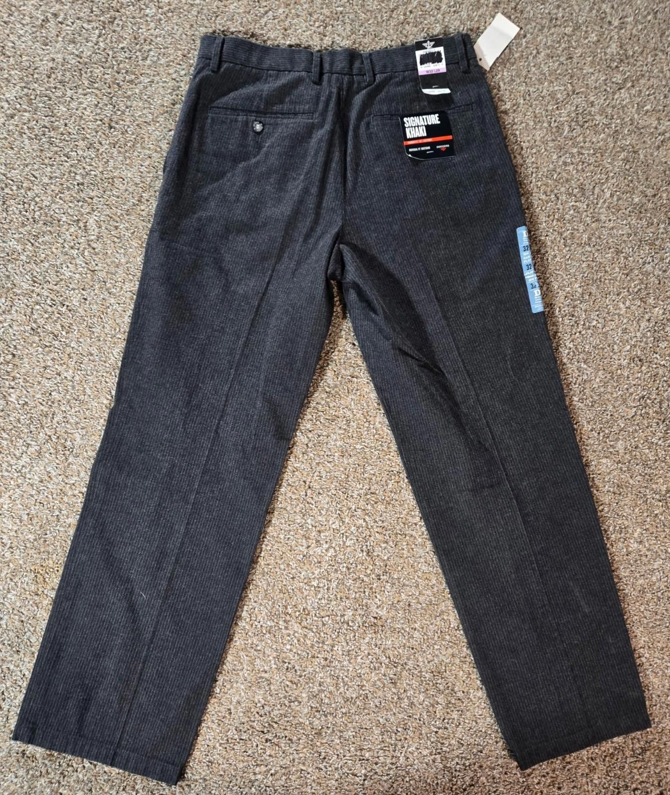 Dockers Dockers Signature D2 Pants NWT Men 32x29 Pinstriped Straight Size US 32 / EU 48 - 9 Thumbnail