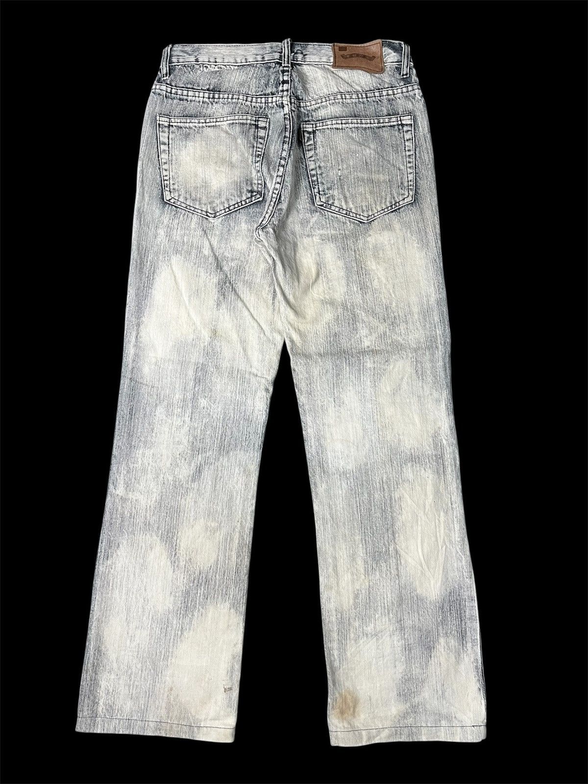If Six Was Nine × Japanese Brand × Le Grande Bleu (L.G.B.) Japanese Bernings Sho Poem skulls punk Size US 31 - 2 Thumbnail