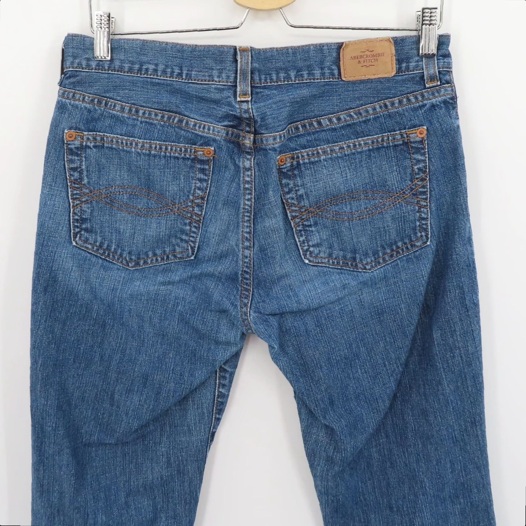 Abercrombie & Fitch VINTAGE Abercrombie & Fitch Jeans Denim Bootcut 6 Blue Cotton Women Regular Jeans 5-Pocket Design Size 28" / US 6 / IT 42 - 4 Thumbnail