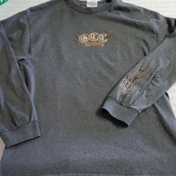 AAA AAA OCC (Orange County Choppers) Graphics Front & Back Gray Size US L / EU 52-54 / 3 - 7 Thumbnail