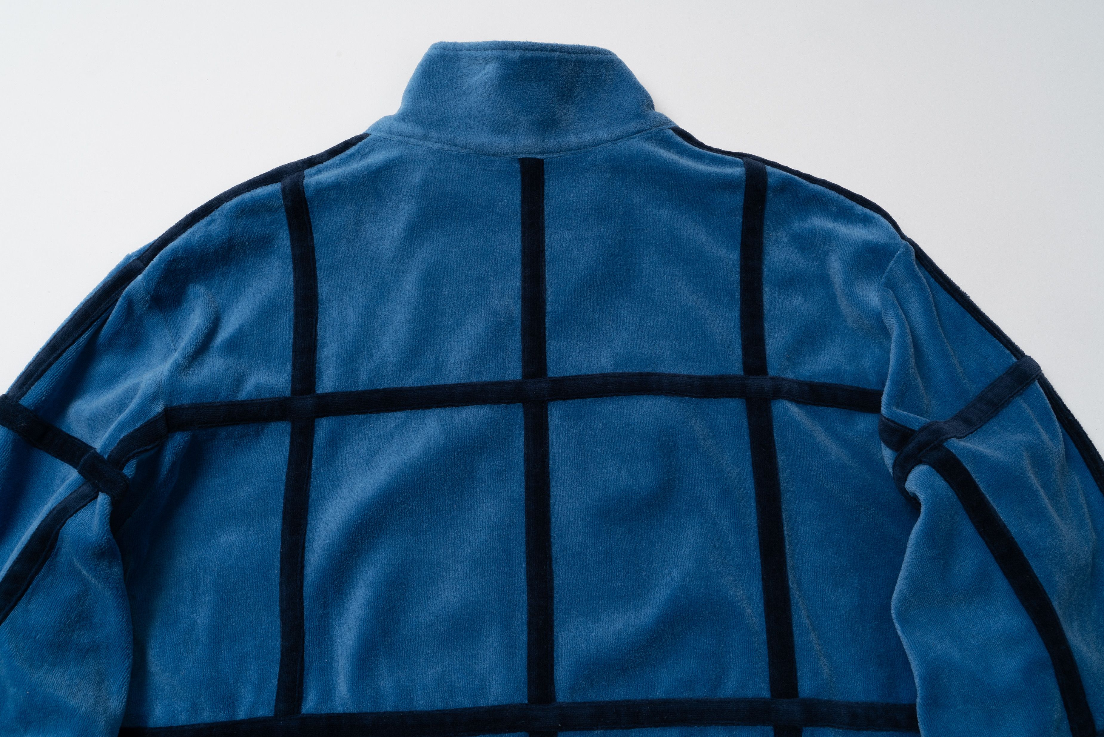 Supreme 🔵SUPREME Grid Taping Velour Jacket and Sweat pant outfit Size 50R - 10 Thumbnail