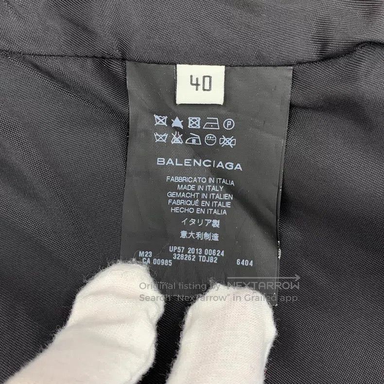 Balenciaga Balenciaga Red Wool Reversible Double Breasted Long Sleeve Size S / US 4 / IT 40 - 6 Thumbnail