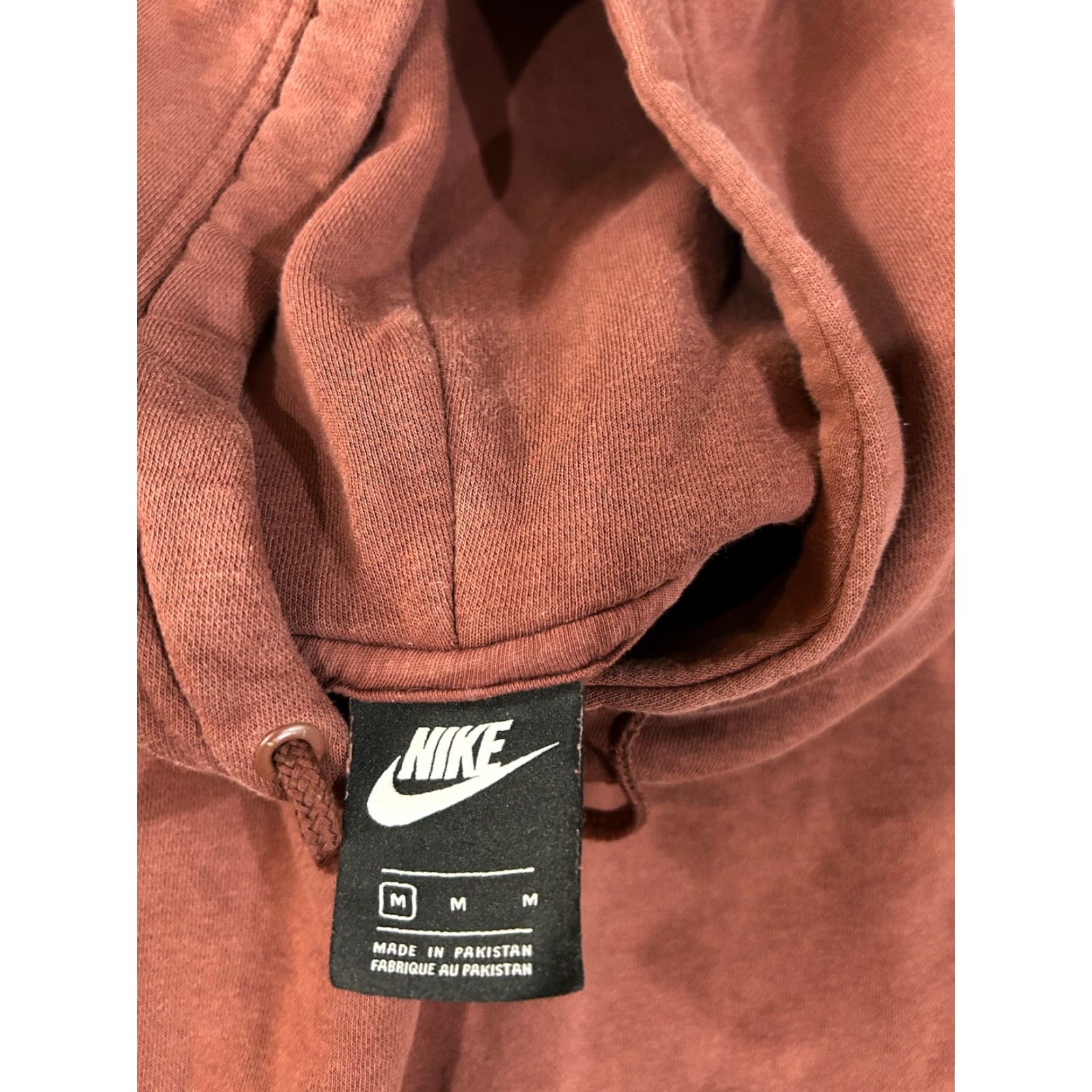 Nike Nike Hoodie Mens M Brown Swoosh Pullover Hooded Logo Graphic Print Pockets Casual Streetwear Size US M / EU 48-50 / 2 - 4 Thumbnail