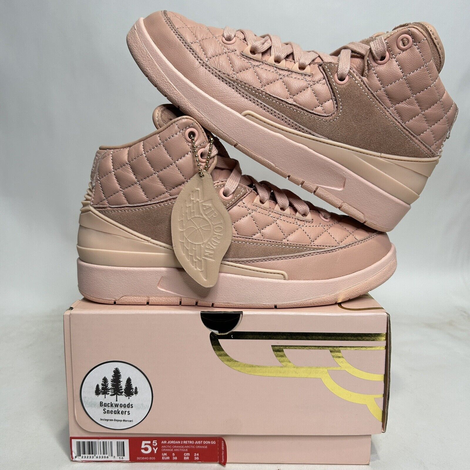 Nike Nike Air Jordan 2 Retro GS “Just Don Artic Orange” 2024 Size US 7 / IT 37 - 1 Thumbnail