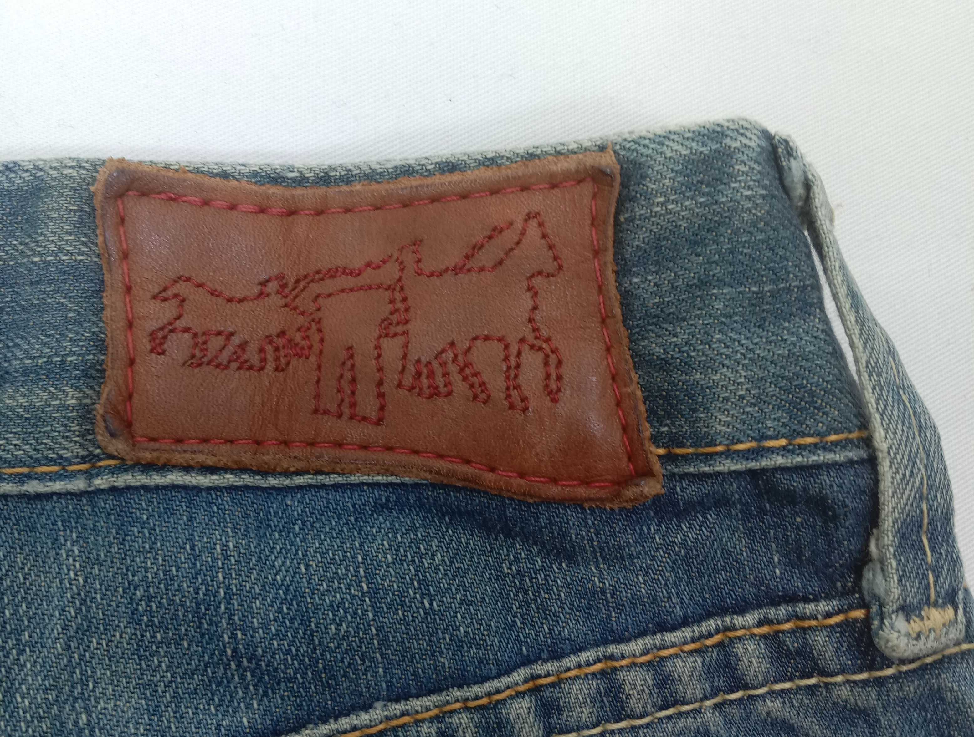 Levi's Vintage Levi's Red Jeans Earth Tone Slim Straight Denim Size US 31 - 14 Thumbnail