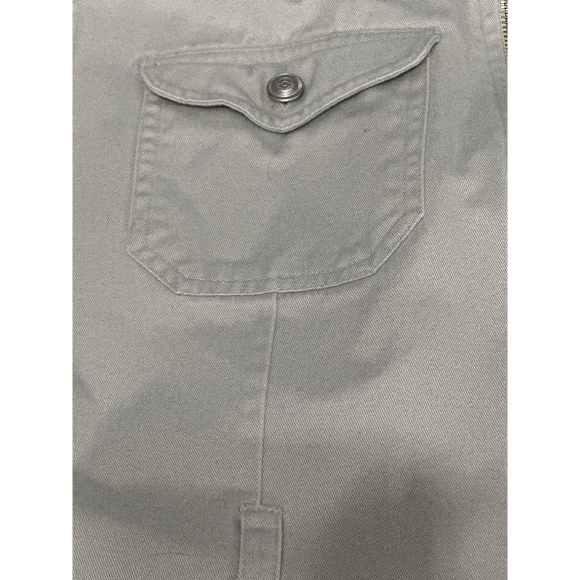 Other 907 Company Small Utility Travel Vest Neutral Cotton Zip Fro Size S / US 4 / IT 40 - 10 Thumbnail