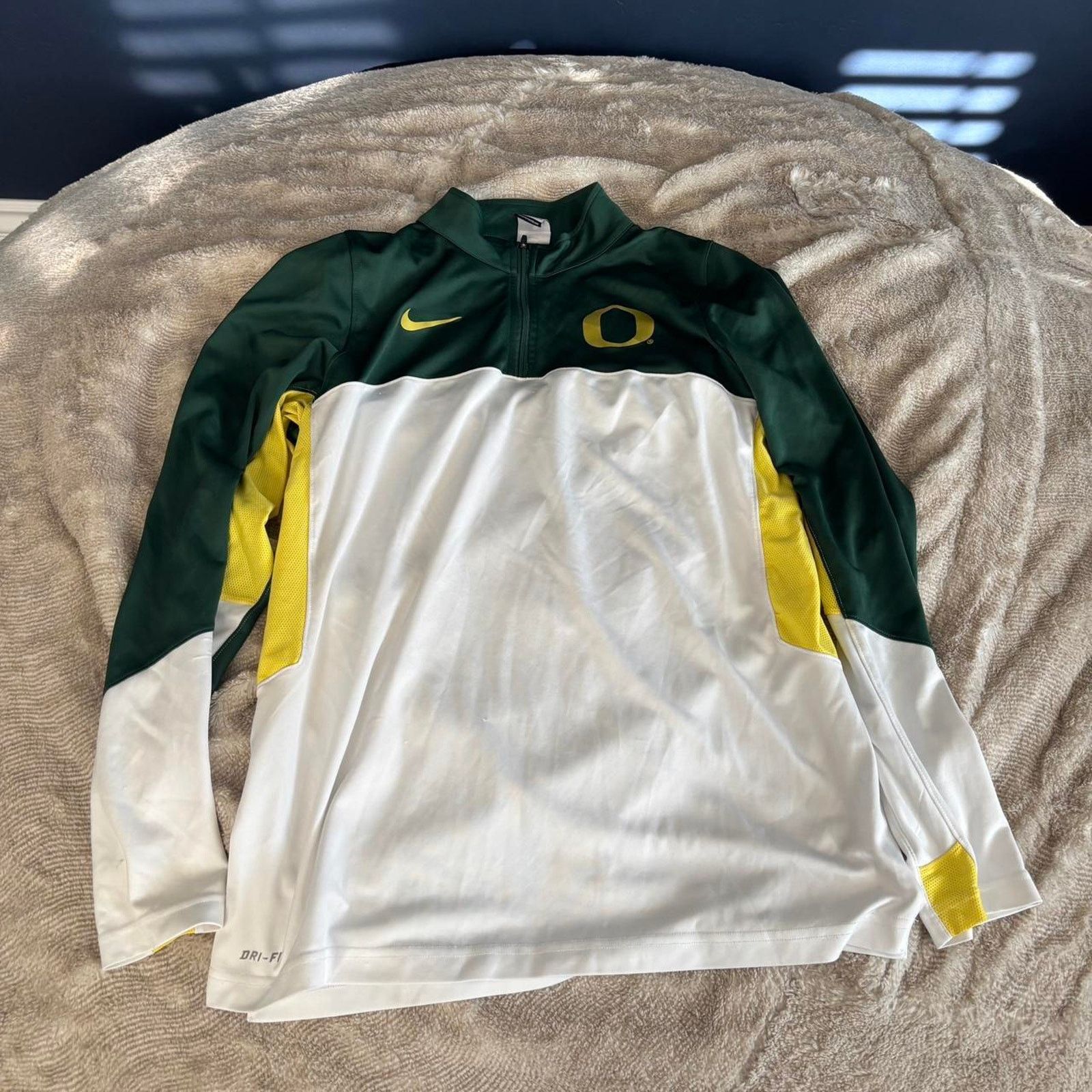 Nike Vintage nike oregon warm up quarter Size US L / EU 52-54 / 3 - 1 Thumbnail