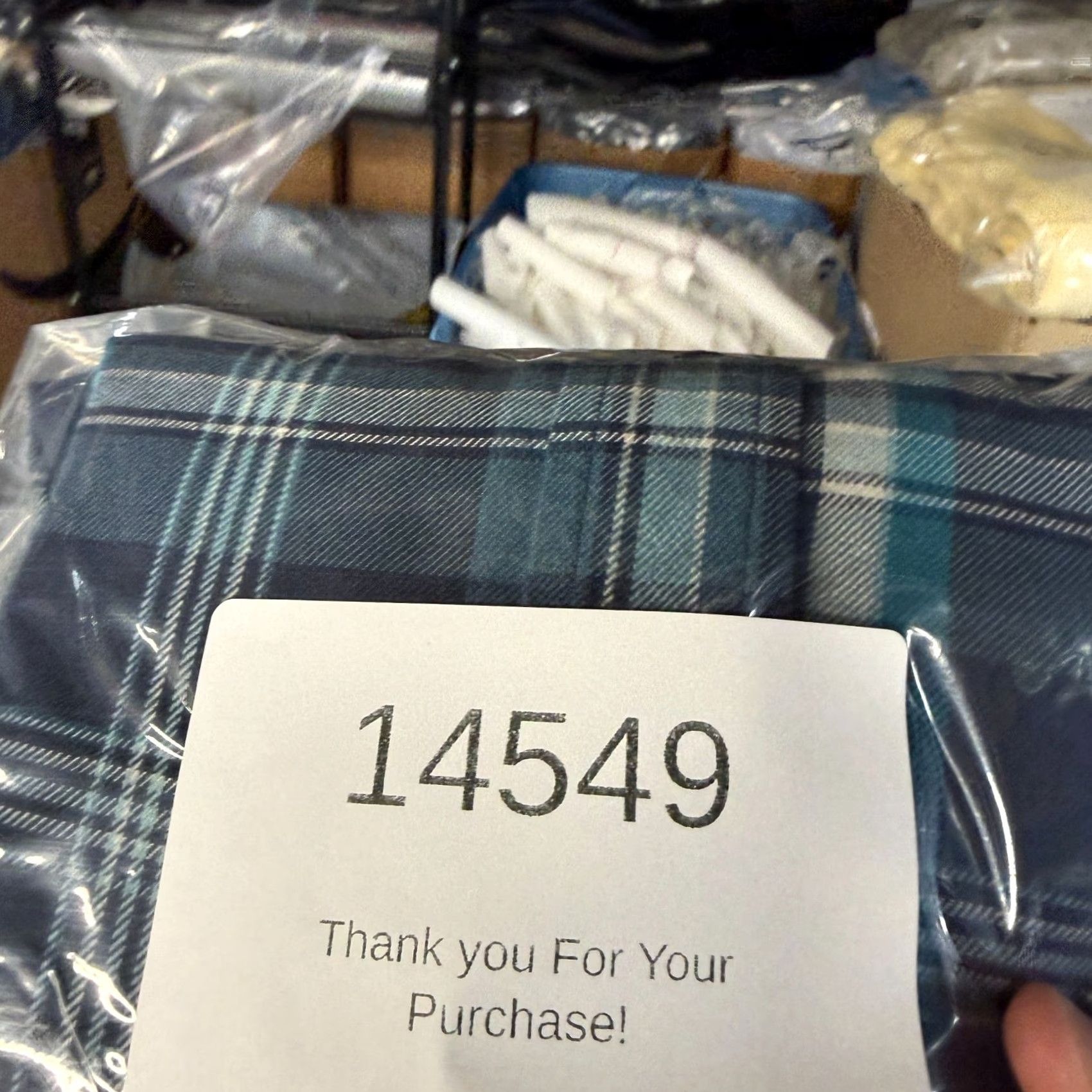 Vintage LL Bean Shirt Men Medium Blue Teal Plaid Flannel Button Down Stretch Lightweight Size US M / EU 48-50 / 2 - 6 Thumbnail