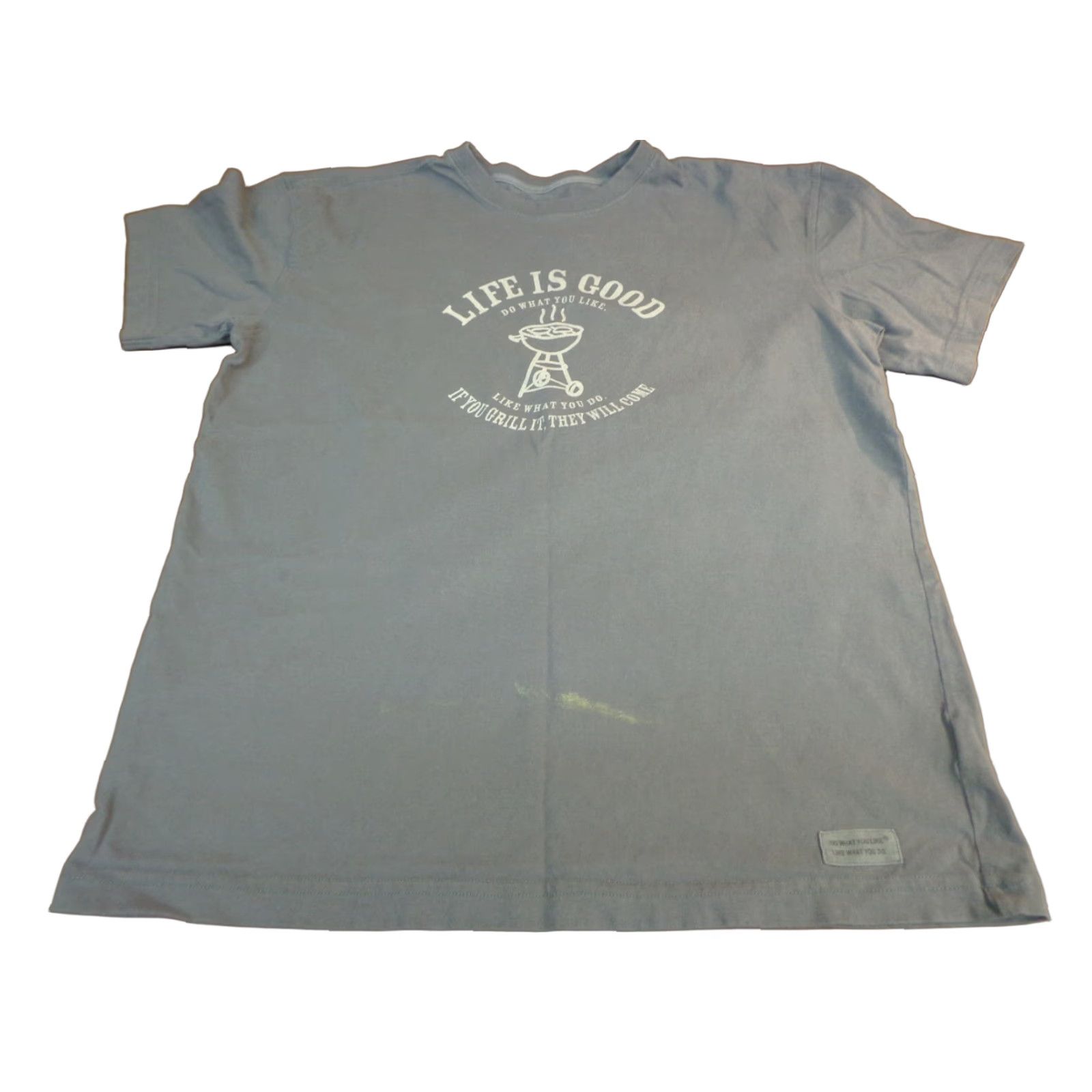 Life is Good Life is Good T-Shirt Gray Small Short Sleeve Graphic Tee Mens V5 Size US S / EU 44-46 / 1 - 1 Thumbnail