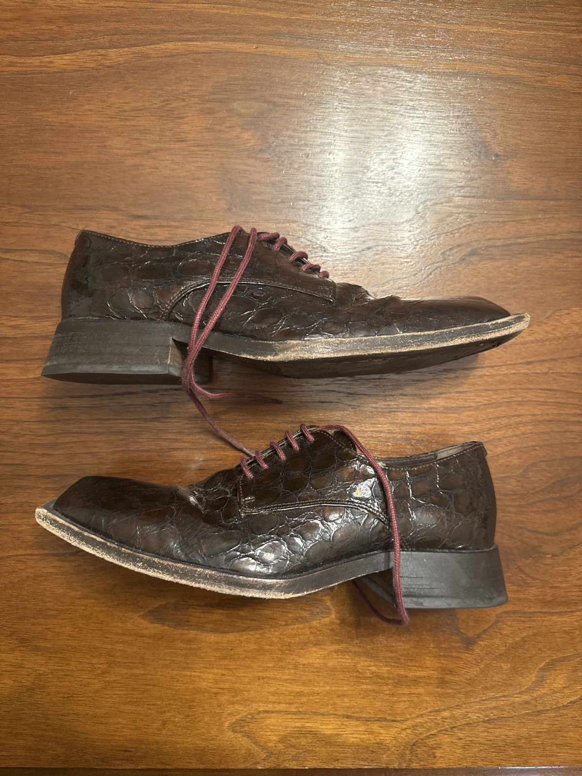 Martine Rose Martine Rose Croc Derby Shoes Size US 9 / IT 39 - 6 Thumbnail