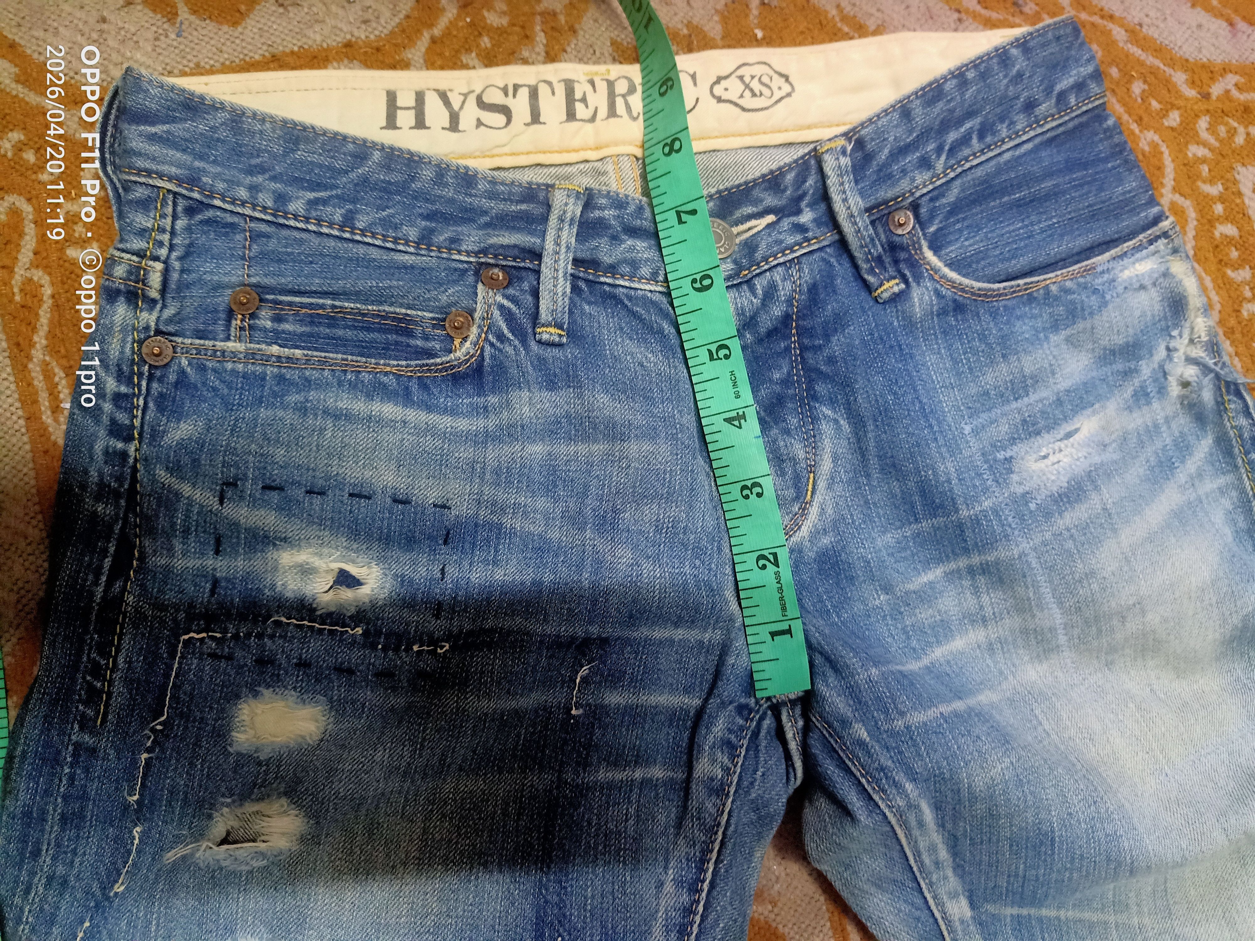 Hysteric Glamour 💥 Hystric Glamour Selvedge Flare Denim 💥 Size US 28 / EU 44 - 9 Thumbnail