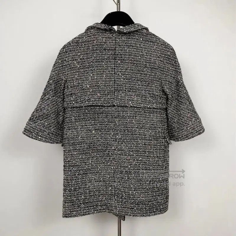 Chanel Chanel Gray Cotton Women's Pullover Sweater . Size XS / US 0-2 / IT 36-38 - 2 Thumbnail