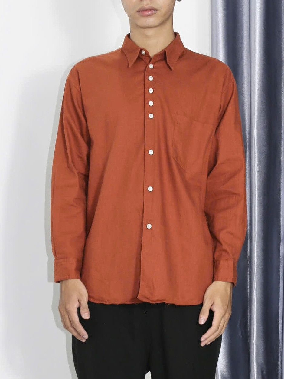 Japanese Brand 2000s BUP-MEN REFINED MULTI BUTTON SHIRT Size US L / EU 52-54 / 3 - 1 Thumbnail