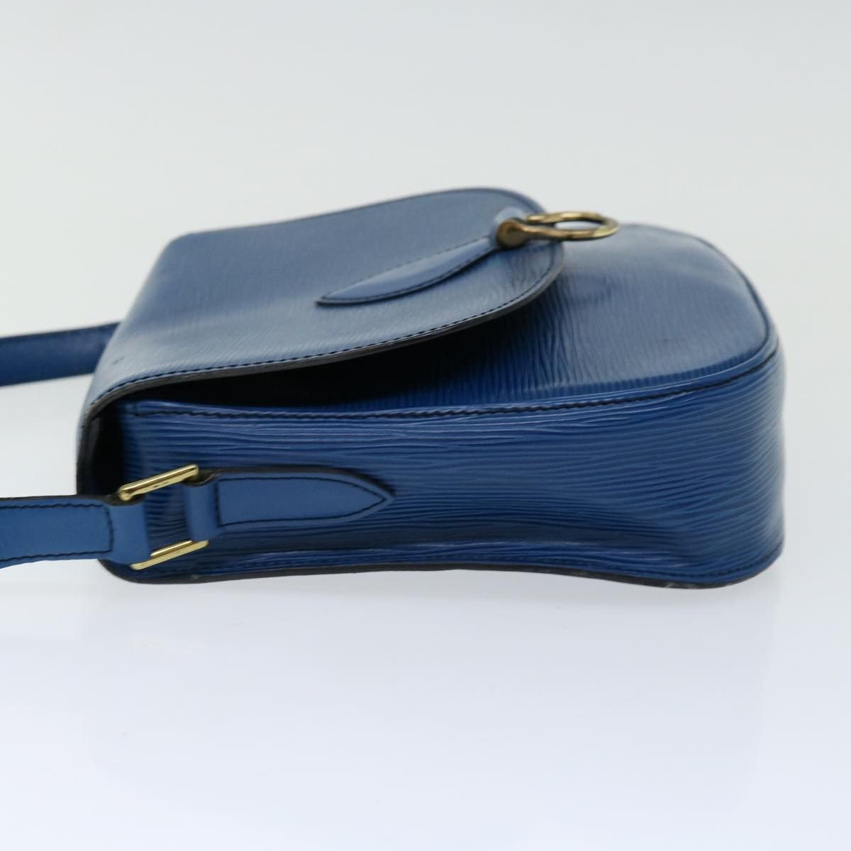Louis Vuitton LOUIS VUITTON Epi Saint Cloud GM Shoulder Bag Blue M52195 Size ONE SIZE - 5 Thumbnail