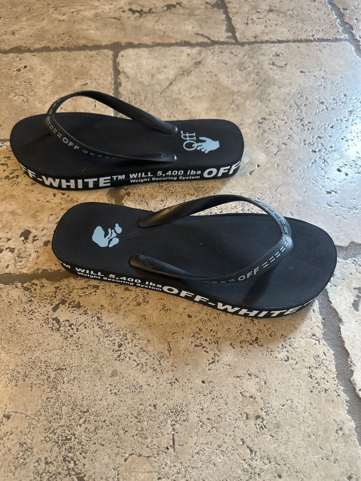 Off-White OFF-WHITE flip flops Size US 9.5 / EU 42-43 - 2 Thumbnail