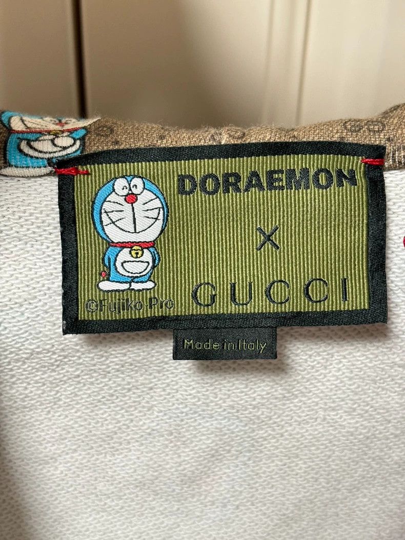 Gucci GucciCo-branded Doraemon cartoon full print short hooded lo Size XS / US 0-2 / IT 36-38 - 4 Thumbnail