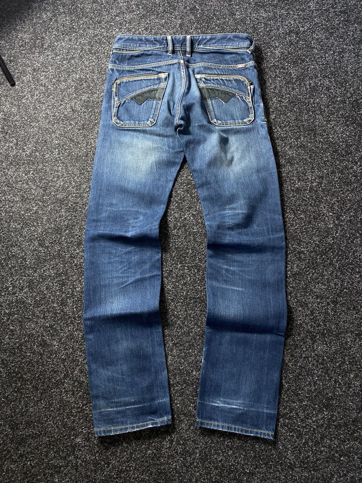 🔥Diesel Punk Gothic Opium Vntg Mens Denim Jeans DESIGNER