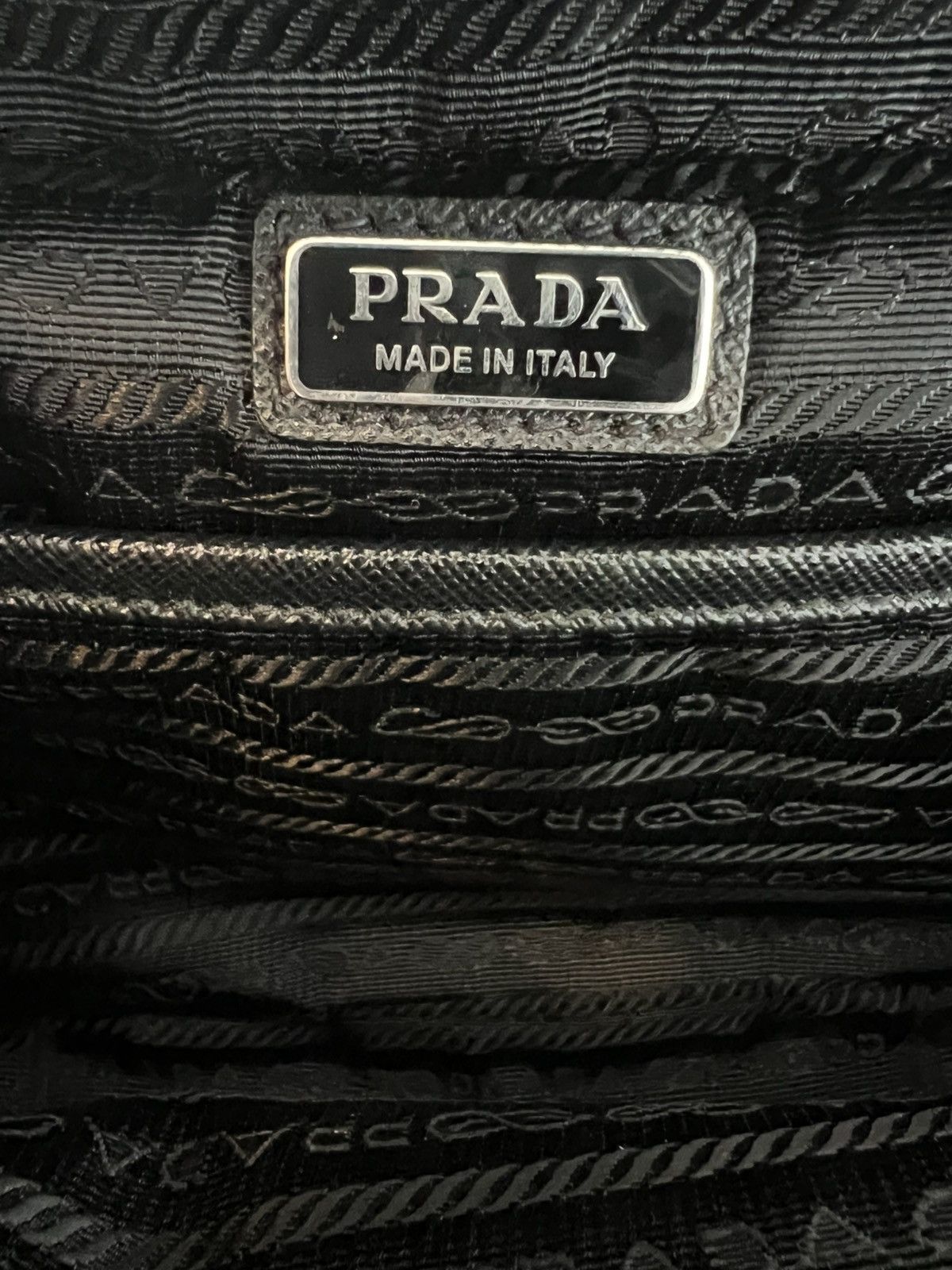 Prada Prada Brique bag in re-nylon and saffiano leather Size ONE SIZE - 7 Thumbnail