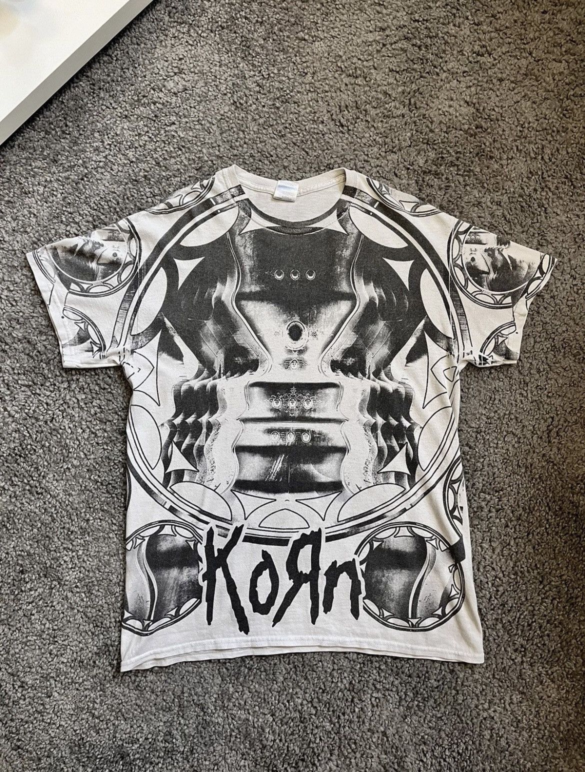 Band Tees Vintage Korn AOP Rock Band T-shirt Size US M / EU 48-50 / 2 - 1 Thumbnail