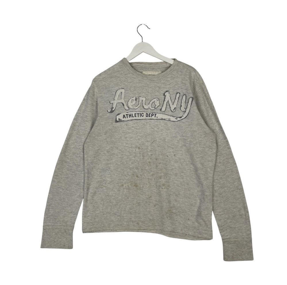 Designer × Vintage vintage Hoodie/sweater Aeropostale Mens M Thermal Shirt Size US M / EU 48-50 / 2 - 1 Thumbnail