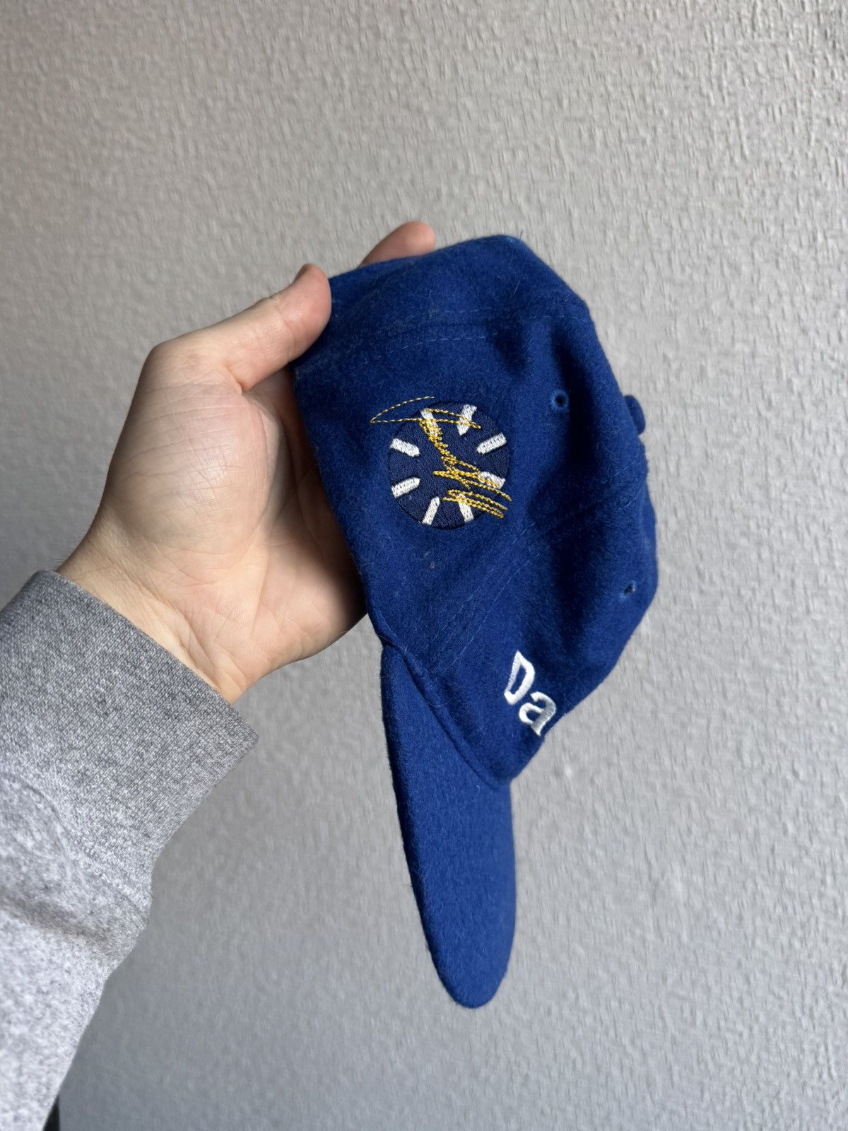 Vintage Vintage Damon Hill moto racing blue cap rare hat Size ONE SIZE - 3 Thumbnail