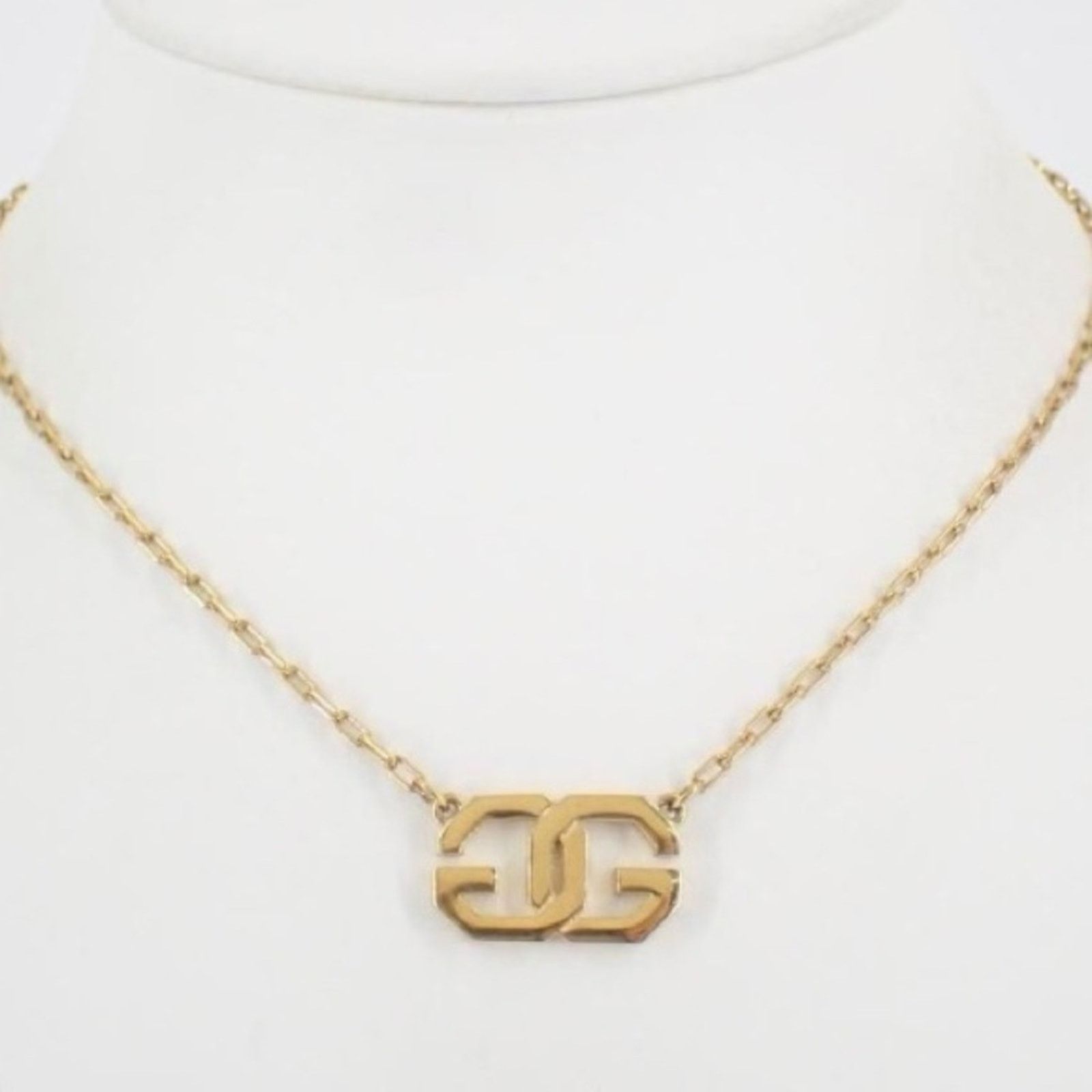 Givenchy Givenchy Gold plated Vintage GG logo Necklace Size ONE SIZE - 2 Thumbnail
