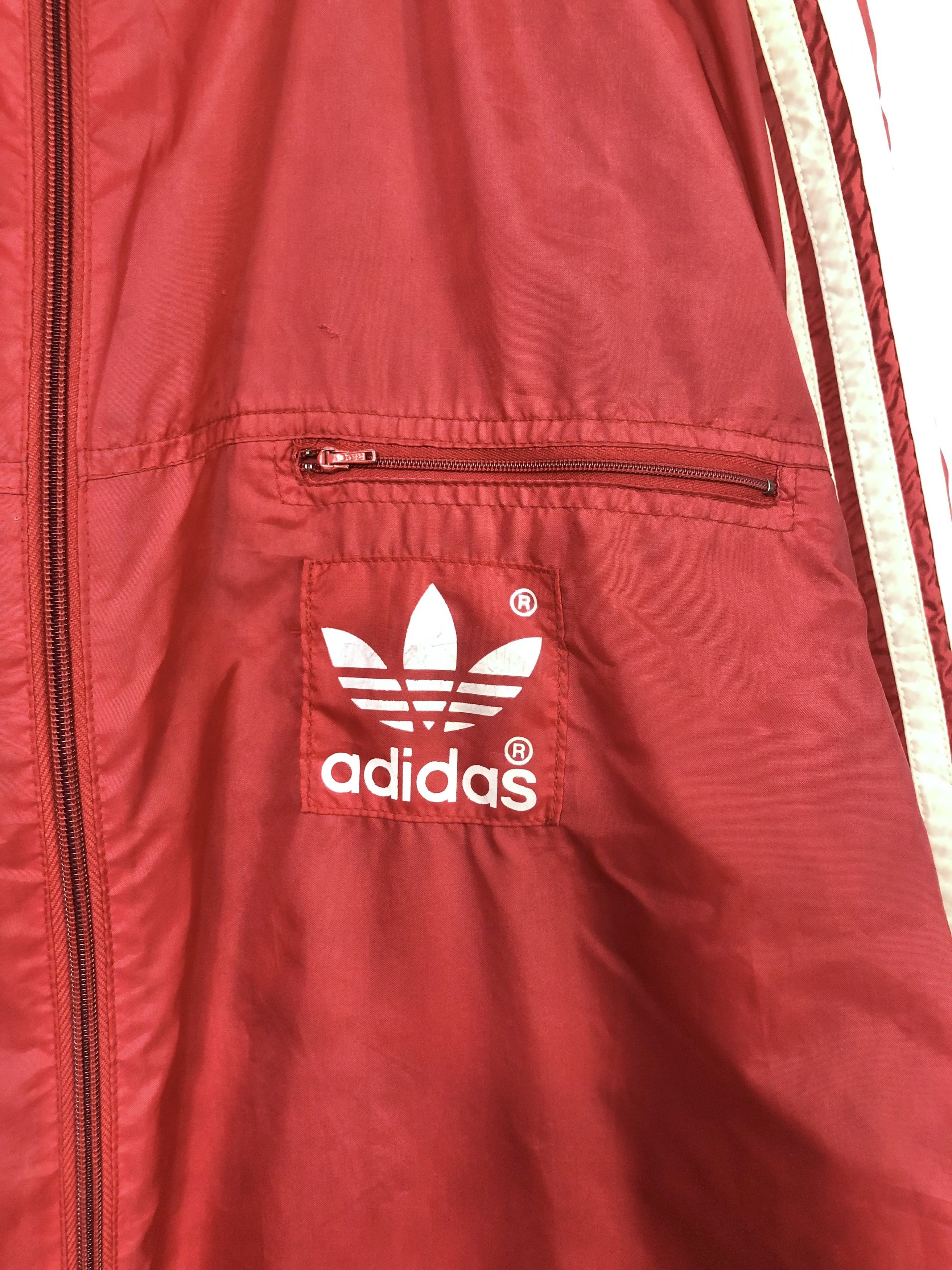 Adidas Rare Vintage 80s Adidas Trefoil Windbreaker Jacket Size US XXL / EU 58 / 5 - 4 Thumbnail