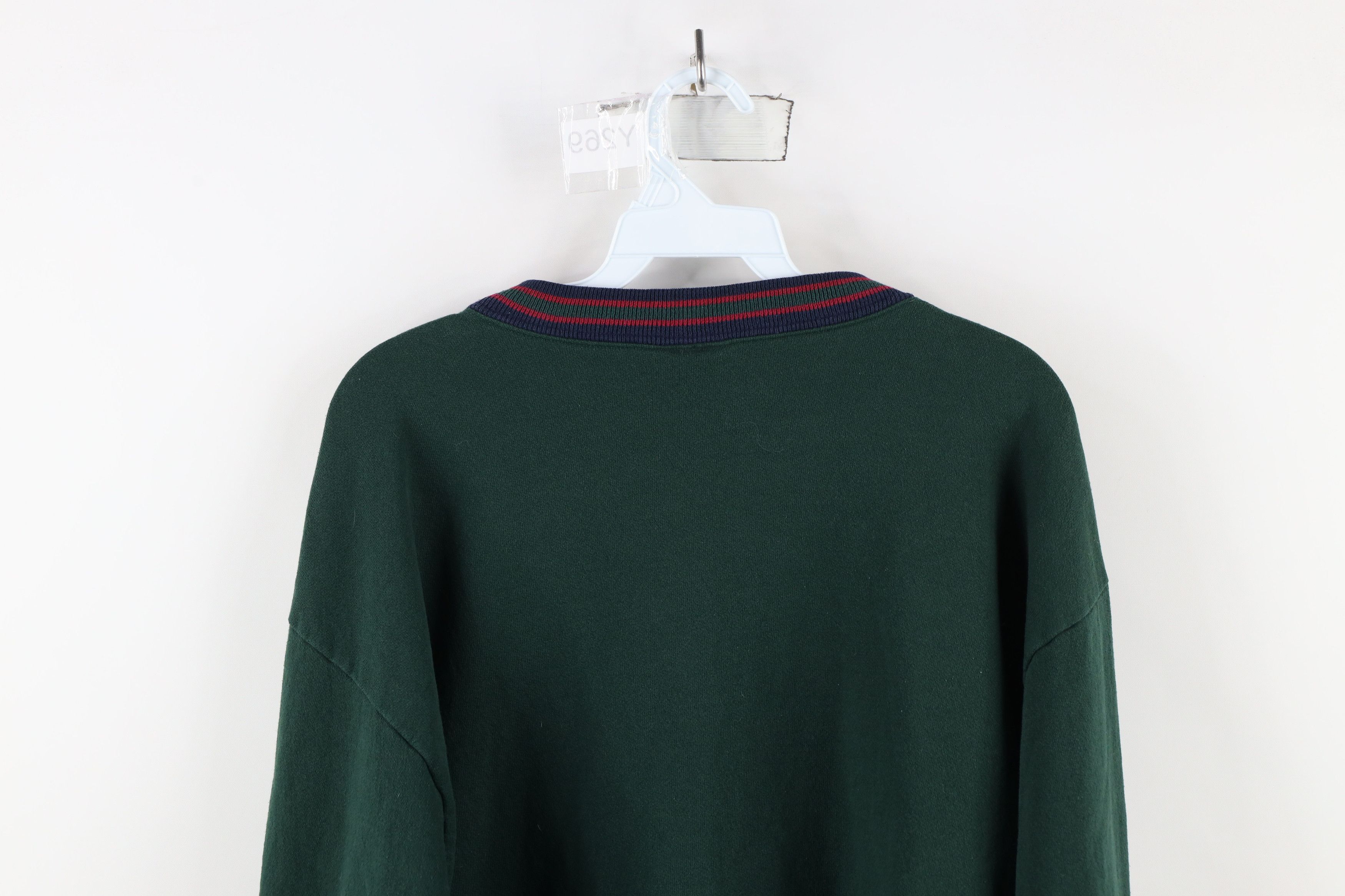 Disney Vintage 90s Disney Argyle Diamond Mickey Mouse Sweatshirt Size US L / EU 52-54 / 3 - 12 Thumbnail