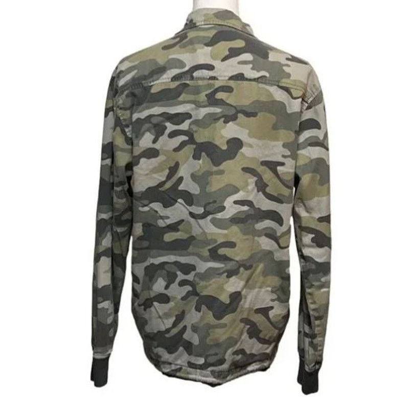 Forever 21 Forever 21 Jacket Men Small Green Camo Streetwear Army Size US S / EU 44-46 / 1 - 3 Thumbnail