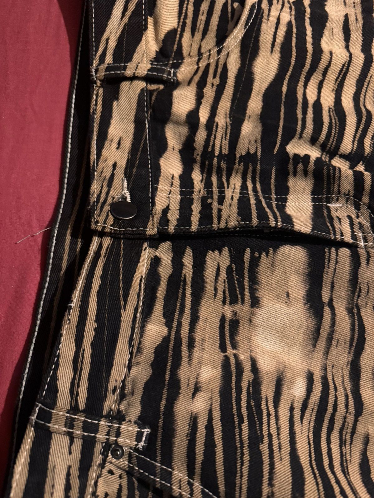 Other Custom Bleached Baggy jeans Size US 38 / EU 54 - 2 Thumbnail