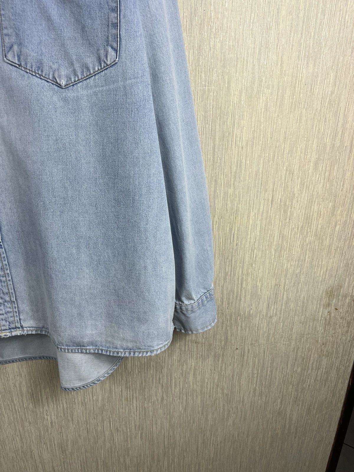 Lee × Vintage Vintage Lee Riders distressed denim thrashed cowboy shirt Size US L / EU 52-54 / 3 - 6 Thumbnail
