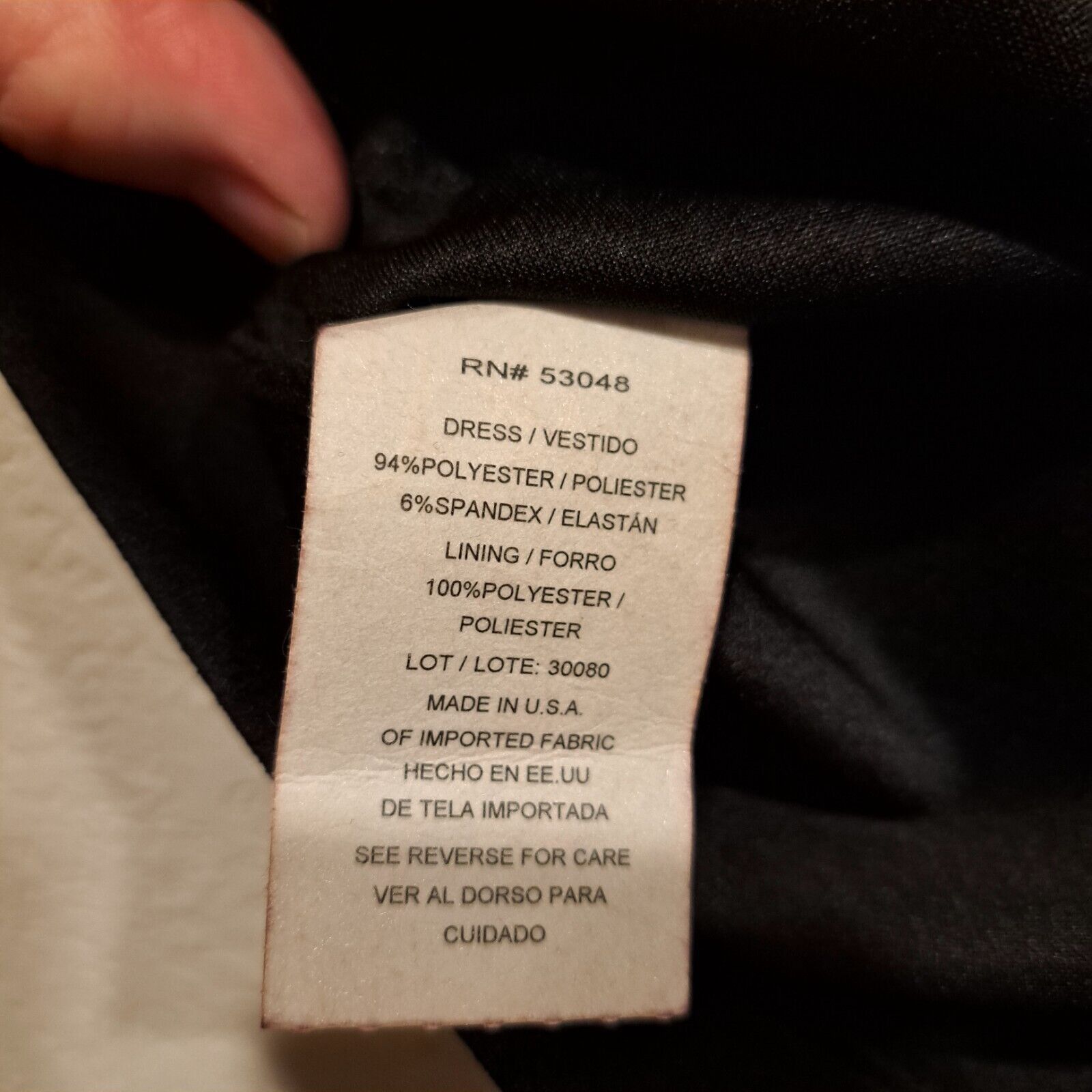 Other Morgan & Co. Junior Scuba Crepe Body-Con Dress Black Sz 3 Size S / US 4 / IT 40 - 9 Thumbnail