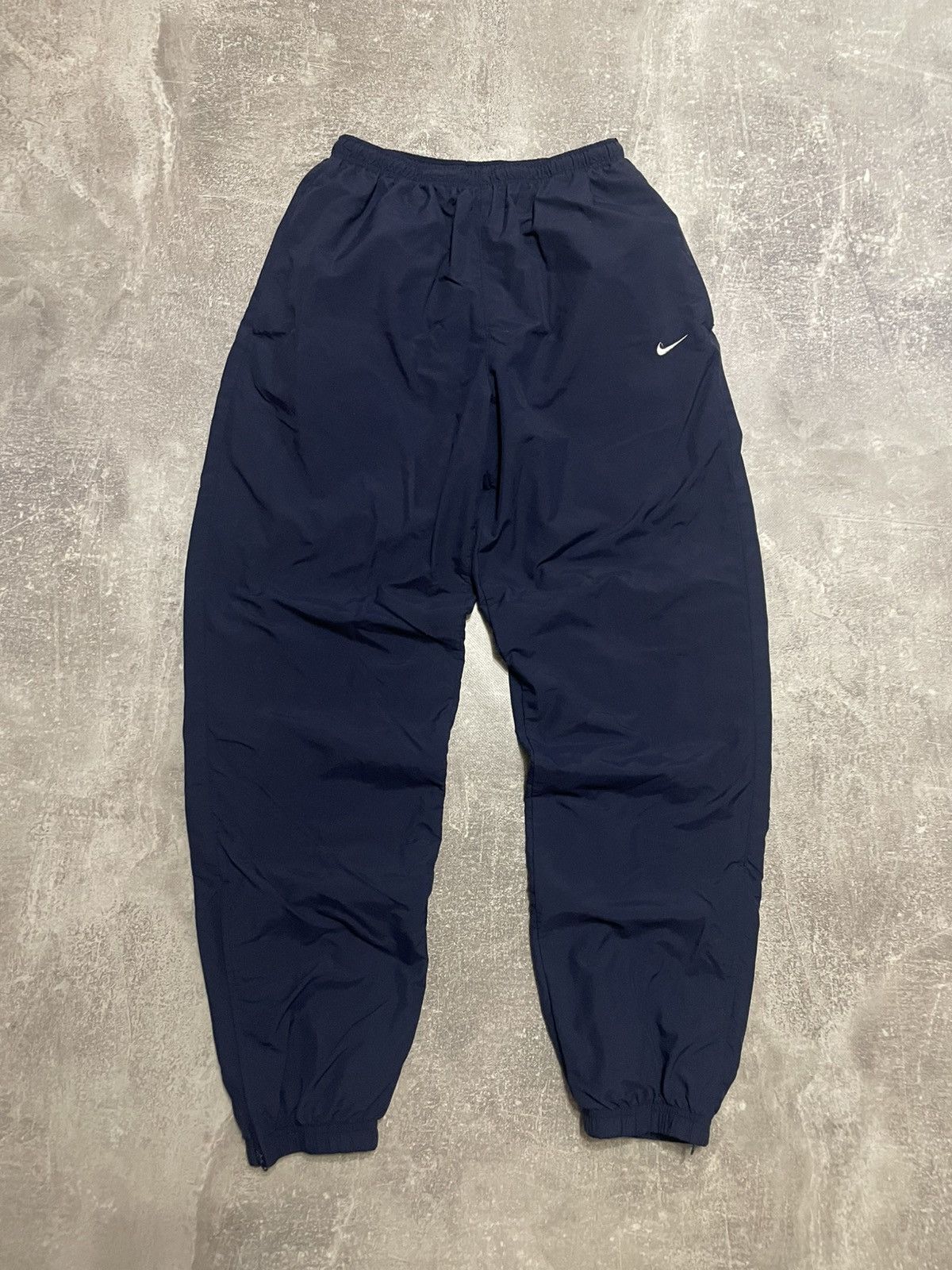 Nike Vintage Nike Parachute Nylon Track Pants Navy Blue Size M Size US 32 / EU 48 - 1 Thumbnail