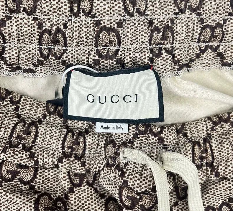 Gucci Gucci SizeXL Double G full-print side striped sports trouse Size US 34 / EU 50 - 3 Thumbnail