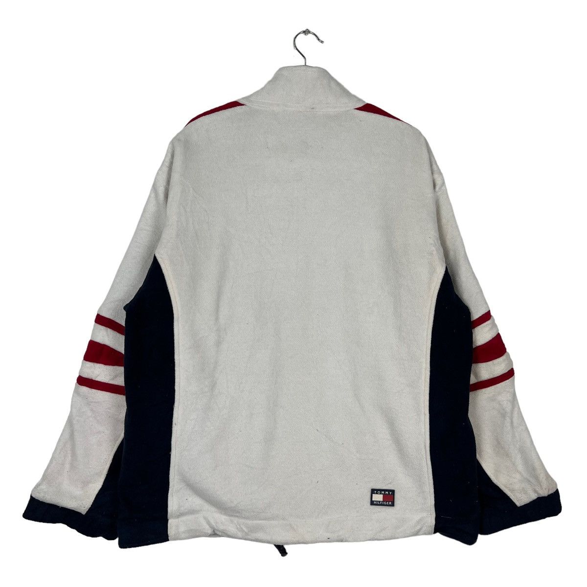 Tommy Hilfiger × Vintage 🔥 90s VINTAGE TOMMY HILFIGER FLEECE JACKET Size US L / EU 52-54 / 3 - 8 Thumbnail