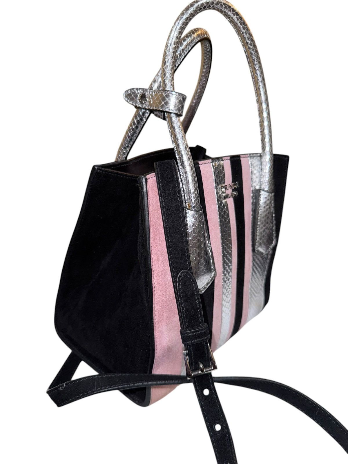 Prada Prada Camoscio Ayers 2 Way Tote, Dust Bag Size ONE SIZE - 7 Thumbnail