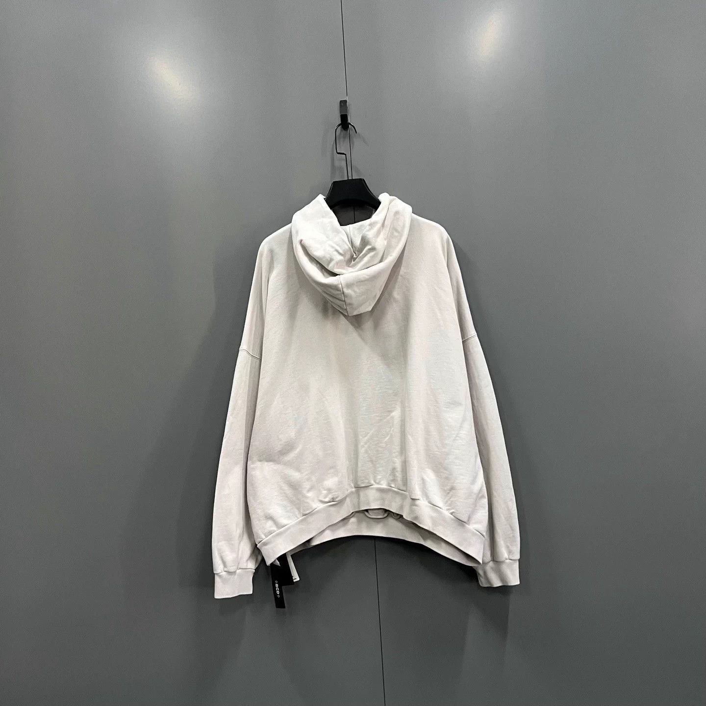 Balenciaga Balenciaga Beige Embroidered 3XL Hoodie Size US M / EU 48-50 / 2 - 3 Thumbnail
