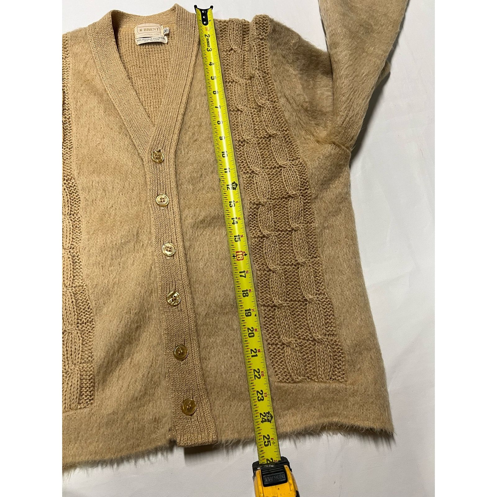 Vintage Vintage Brent Montgomery Ward Mohair Shag Cardigan Size US M / EU 48-50 / 2 - 4 Thumbnail
