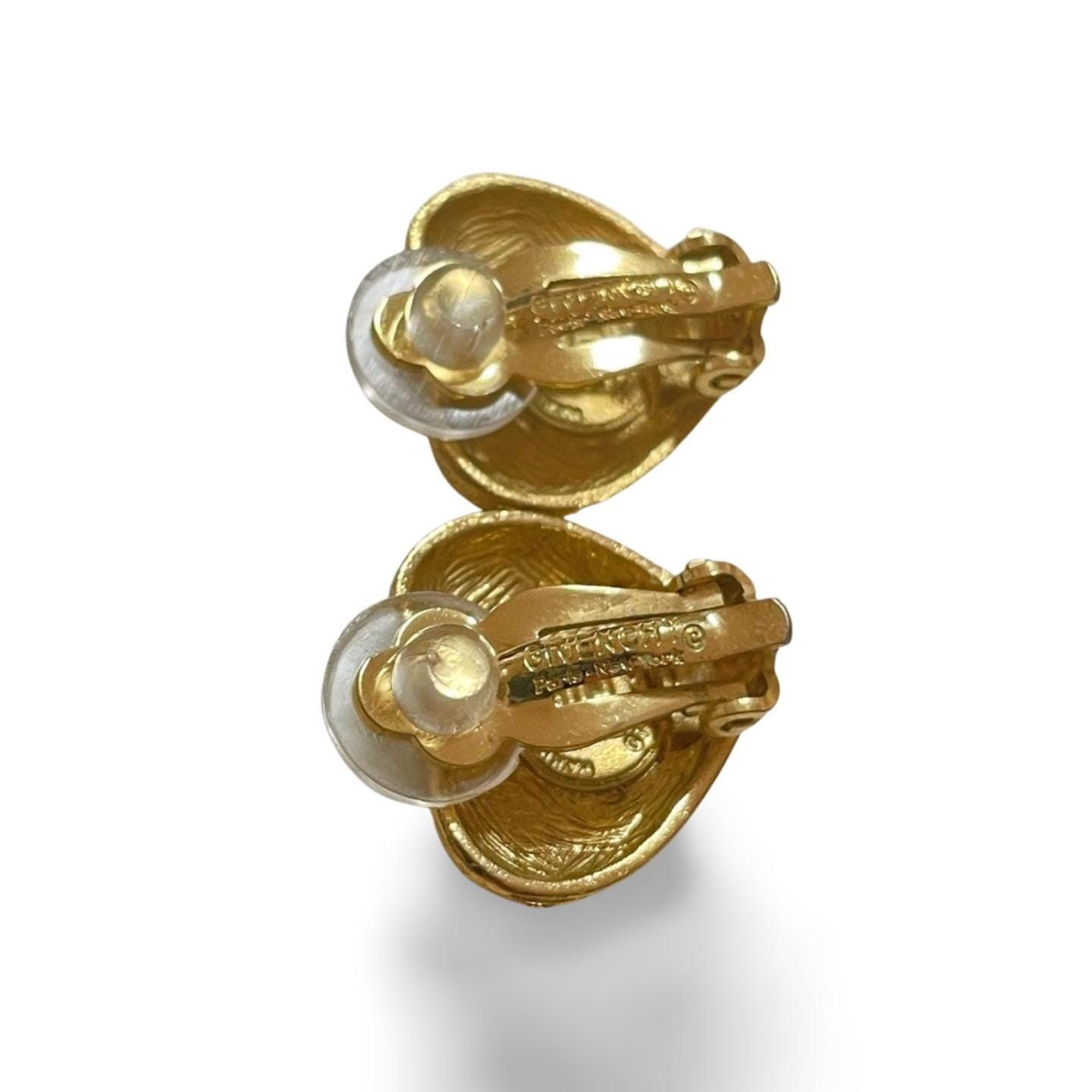 Givenchy Vintage Givenchy golden heart and logo earrings with crystal Size ONE SIZE - 5 Thumbnail