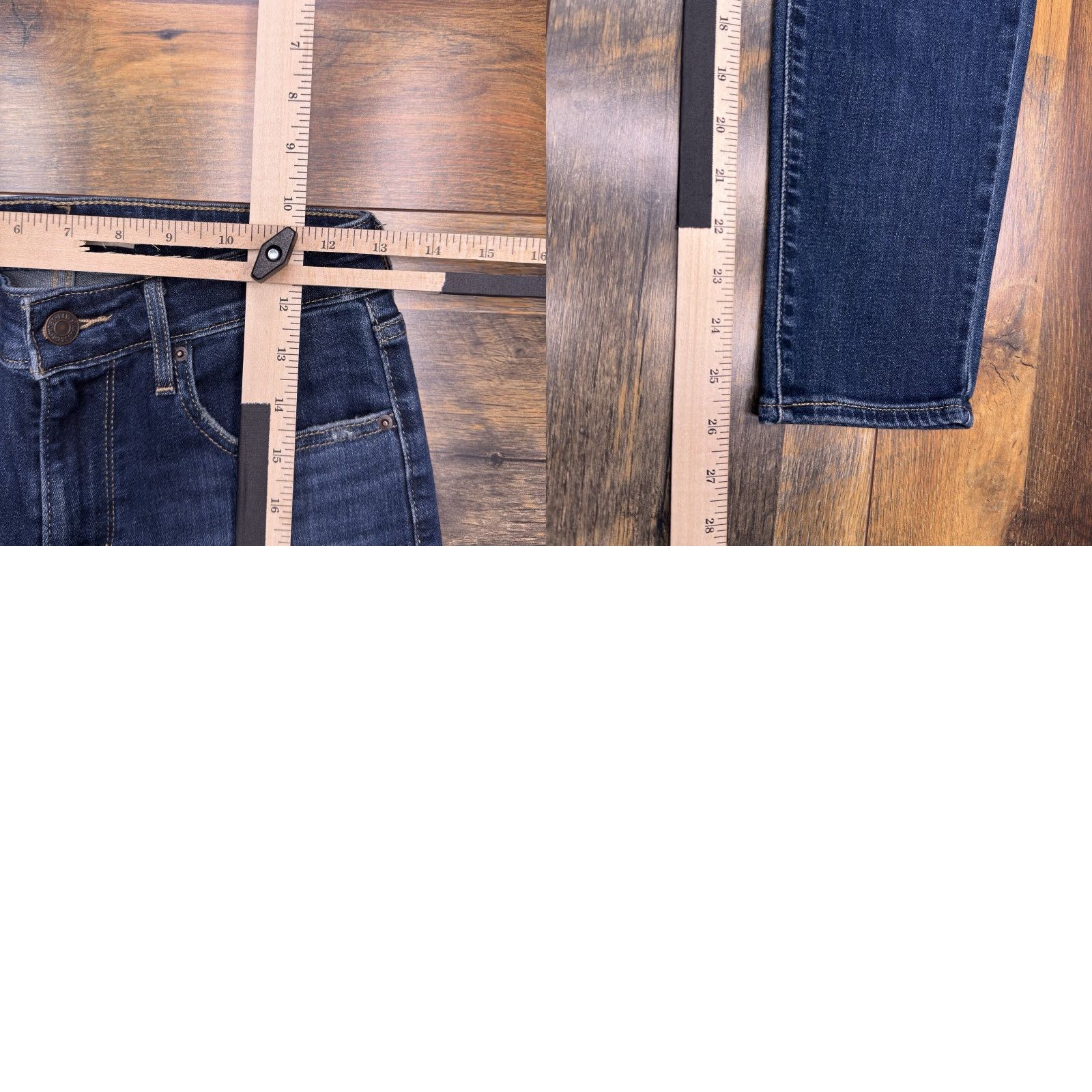 Levi's Levi's 721 High Rise Skinny Jeans Womens 28 Blue Distressed Stretch Denim Slim 5-Pocket Modern Vintage? No (but avoid adding). Size 28" / US 6 / IT 42 - 9 Thumbnail
