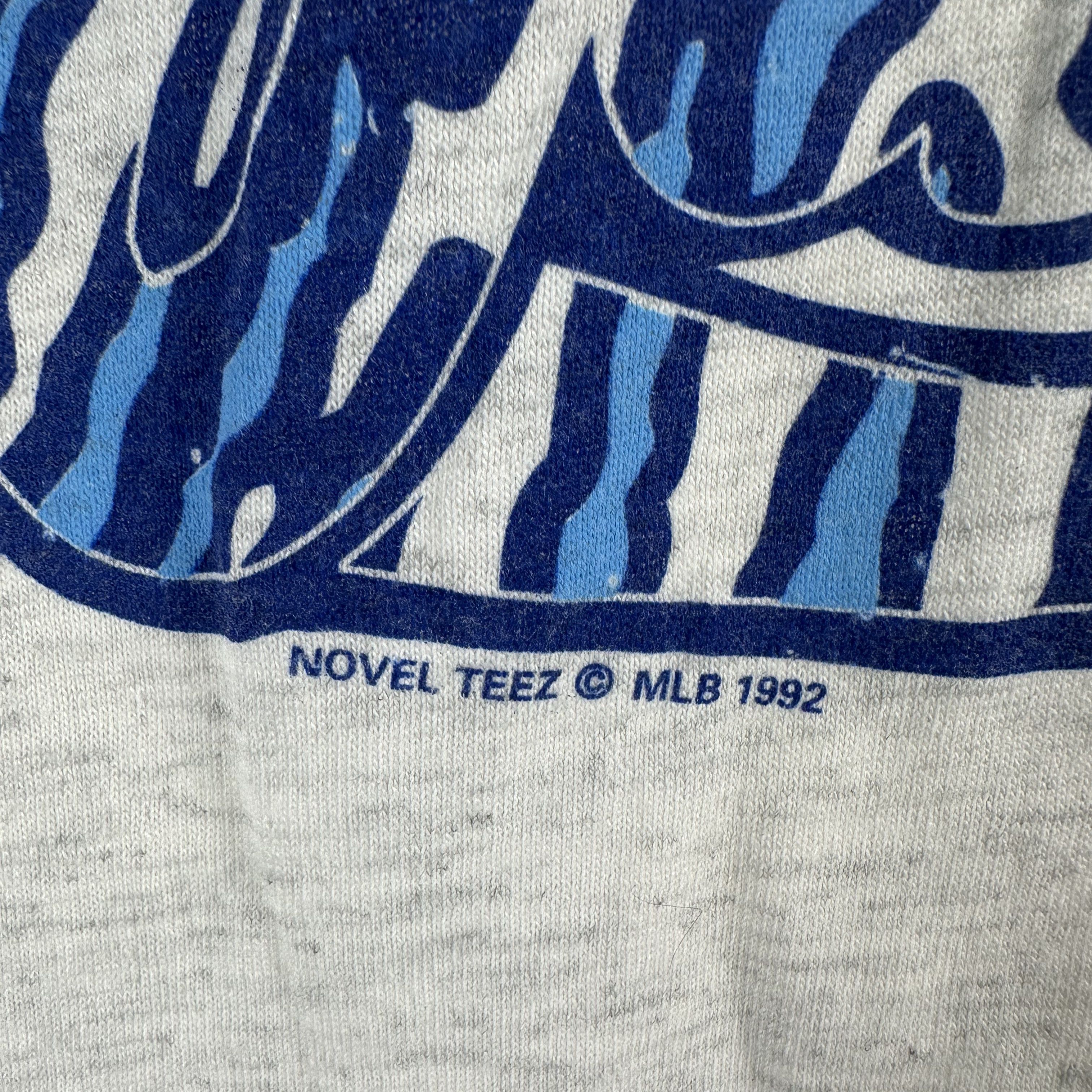 Vintage ​1992 Toronto Blue Jays Baseball MLB Double Sided T-shirt Size US XL / EU 56 / 4 - 3 Thumbnail